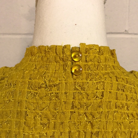 Kate & Mallory Lace Top with Smocking Yoke Detail - NWOT - Picture 8 of 9